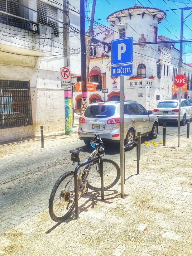 parqueo bicicleta zona colonial santo domingo infraestructura ciclista
