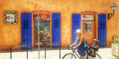 familia en bicicleta zona colonial santo domingo movilidad urbana