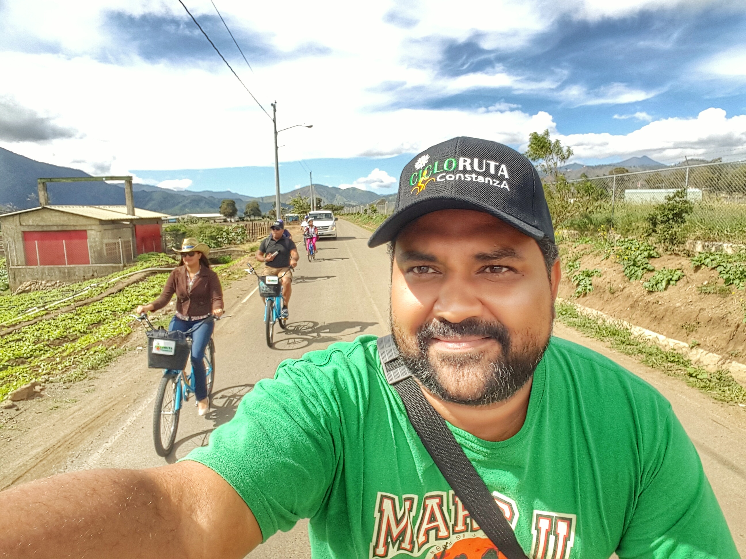 Juan Conde recorre cicloruta Constanza 