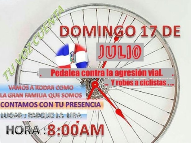 Pedalea contra la agresión vial y robos a ciclistas