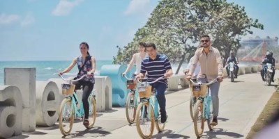 ciclistas malecon santo domingo movilidad urbana bicicleta