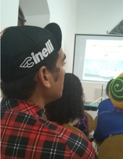 Mesa de debate sobre Ciclismo urbano en el Centro Cultural de España en Santo Domingo