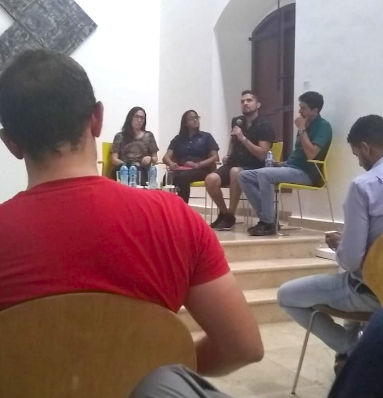 Ciclismo urbano en el Centro Cultural de España en Santo Domingo