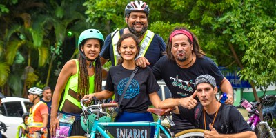 Tercer paseo por la proteccion al ciclista y la seguridad vial