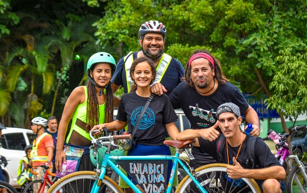 Tercer paseo por la proteccion al ciclista y la seguridad vial