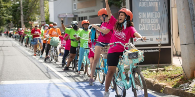 ciclovia santo domingo zona bici laura bogaert promocion ciclismo urbano republica dominicana