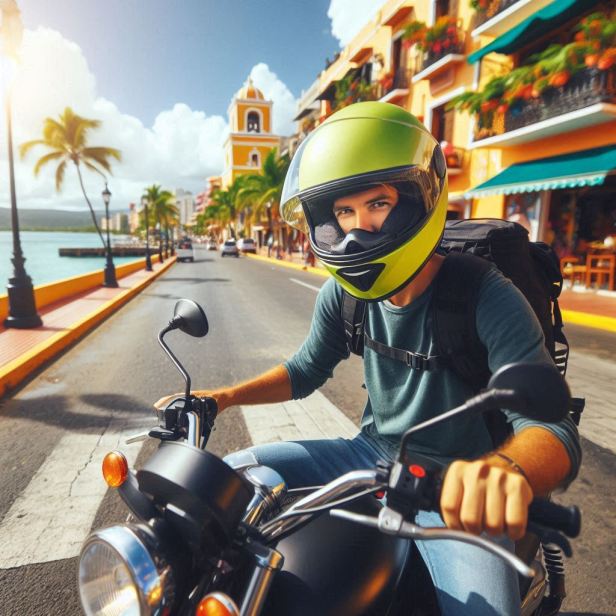 Explorando la ciudad de Santo Domingo en moto