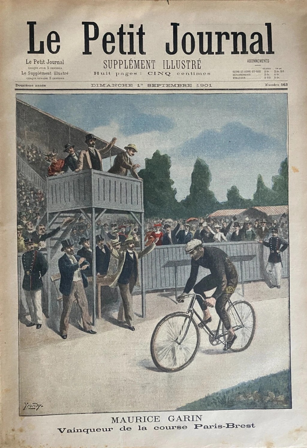 Maurice Garin: el primer ganador del Tour de Francia de&nbsp;1903