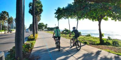 ciclovia malecon santo domingo bicicletas movilidad urbana