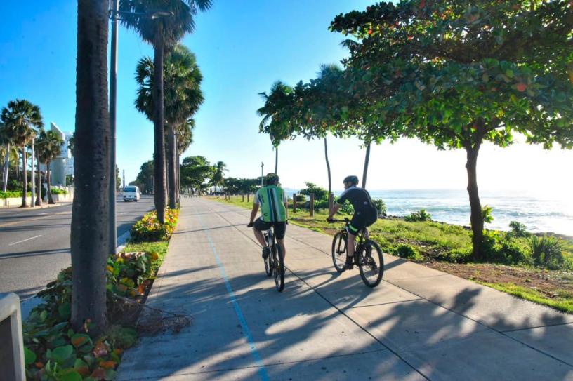 ciclovia malecon santo domingo bicicletas movilidad urbana