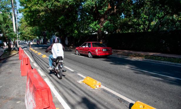 ciclovia avenida bolivar santo domingo infraestructura bicicleta