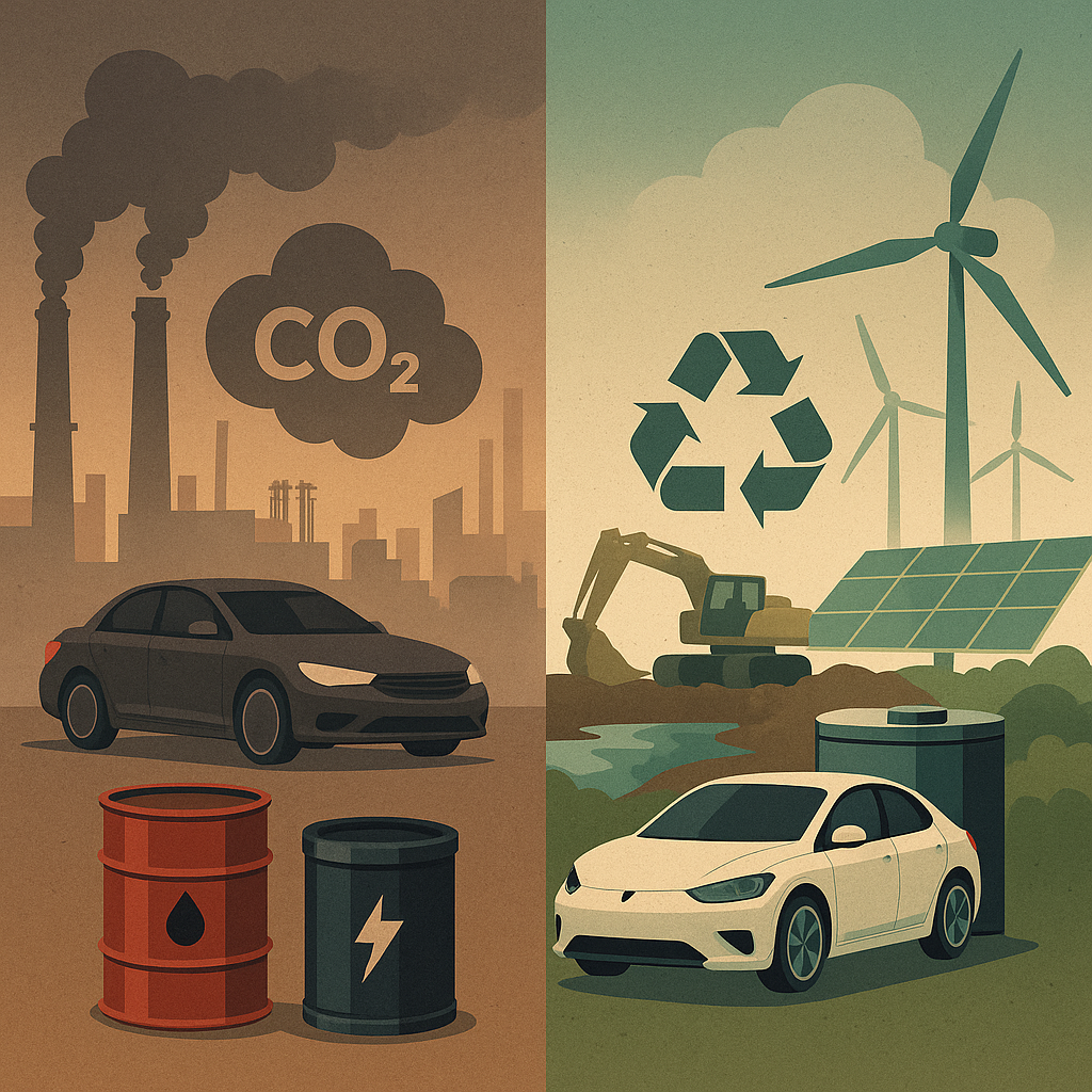 Impacto Ambiental de las Baterías vs Combustibles Fósiles: Análisis Completo&nbsp;2025